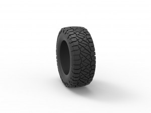 Offroad tire 117 Scale 1 to 25 Modèles 3D en vedette