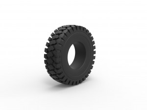 Truck tire 4 Scale 1 to 25 3D 프린트 모델