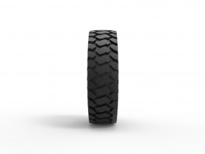 Truck tire 4 Scale 1 to 25 3D 프린트 모델