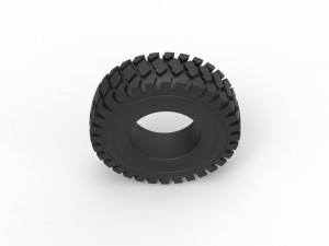 Truck tire 4 Scale 1 to 25 3D 프린트 모델
