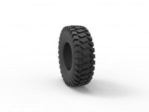 Truck tire 4 Scale 1 to 25 3D 프린트 모델
