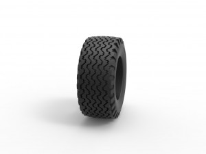 Offroad tire 119 Scale 1 to 25 3D प्रिंट मॉडल