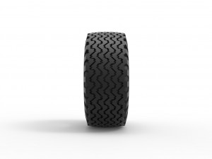 Offroad tire 119 Scale 1 to 25 3D प्रिंट मॉडल