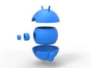 Orbe Android Modèles 3D en vedette