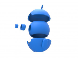 Android orb 3D प्रिंट मॉडल