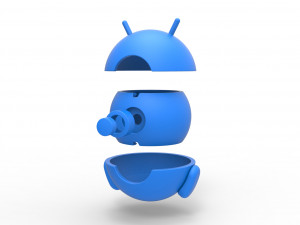 Android orb 3D प्रिंट मॉडल