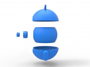 Orbe Android Modèles 3D en vedette