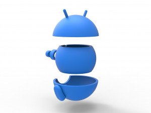 Android orb 3D प्रिंट मॉडल