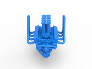 Engine V8 for Supermodified race car Version 2 Scale 1 to 25 Modèles 3D en vedette