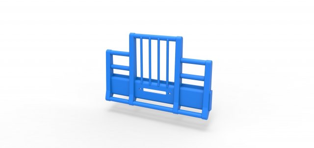 Moose bumper for semi truck Version 3 Scale 1 to 25 3D 프린트 모델 .c4d .max .obj .3ds .fbx .stl .blend 