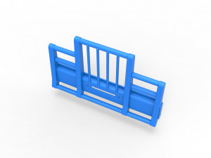 Moose bumper for semi truck Version 3 Scale 1 to 25 3D 프린트 모델