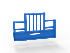 Moose bumper for semi truck Version 4 Scale 1 to 25 3D Baskı Modeli