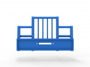 Moose bumper for semi truck Version 4 Scale 1 to 25 3D Baskı Modeli
