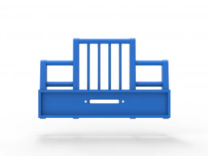 Moose bumper for semi truck Version 4 Scale 1 to 25 3D Print Model