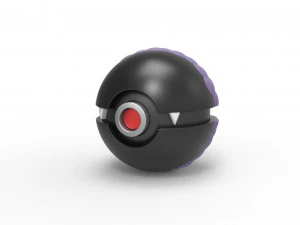 Gastly küre 3D Baskı Modeli