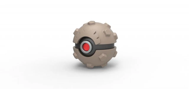 Graveler orb 3D Print Model .c4d .max .obj .3ds .fbx .stl .blend