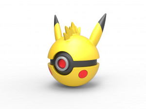 Pikachu Spike orb Model Cetak 3D