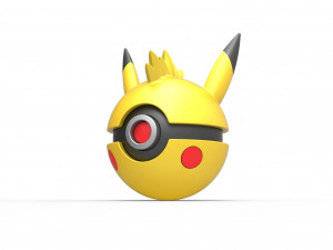 Pikachu Spike orb 3D Print Model