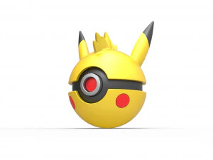 Orbe Pikachu Spike Modèles 3D en vedette