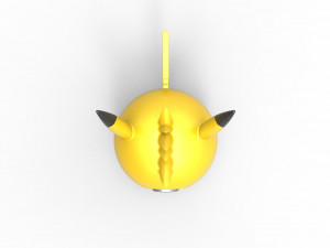 Pikachu Spike orb 3D Print Model