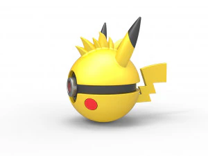 Orbe Pikachu Spike Modèles 3D en vedette