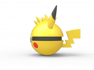 Pikachu Spike orb 3D Print Model
