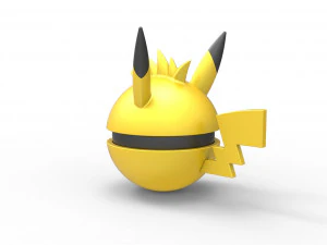 Orbe Pikachu Spike Modèles 3D en vedette