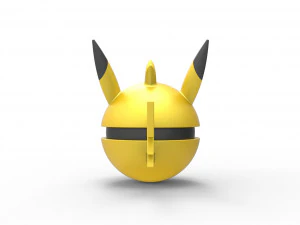 Orbe Pikachu Spike Modèles 3D en vedette