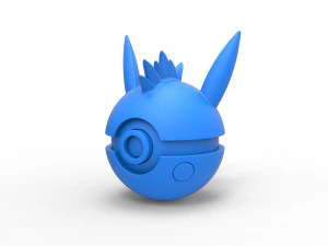 Orbe Pikachu Spike Modèles 3D en vedette