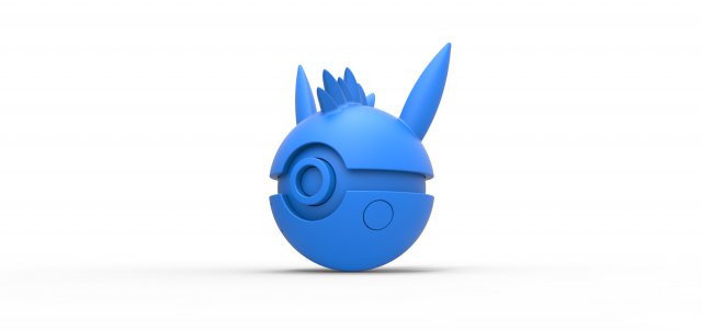 Pikachu Spike orb 3D Print Model