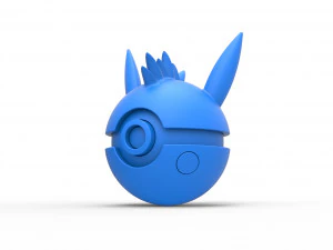 Orbe Pikachu Spike Modèles 3D en vedette