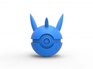 Orbe Pikachu Spike Modèles 3D en vedette