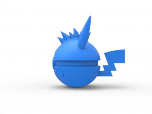 Orbe Pikachu Spike Modèles 3D en vedette