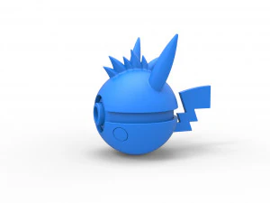 Orbe Pikachu Spike Modèles 3D en vedette