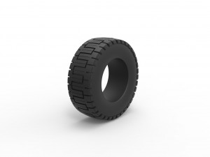 Offroad tire 120 Scale 1 to 25 Modèles 3D en vedette