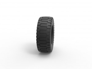 Offroad tire 120 Scale 1 to 25 Modèles 3D en vedette