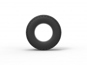 Offroad tire 120 Scale 1 to 25 Modèles 3D en vedette