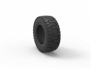 Offroad tire 120 Scale 1 to 25 Modèles 3D en vedette
