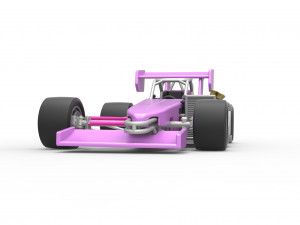 Supermodified front engine race car V2 Scale 1 to 25 3D-printmodel