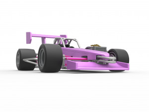 Supermodified front engine race car V2 Scale 1 to 25 3D-printmodel