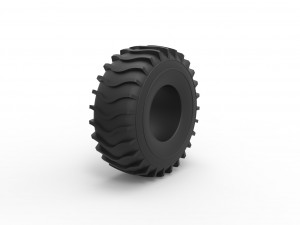 Low pressure tire 11 Scale 1 to 25 Model do druku 3D