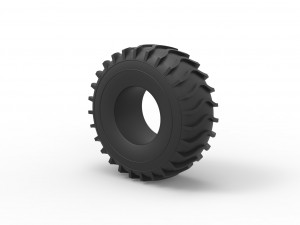 Low pressure tire 11 Scale 1 to 25 Model do druku 3D