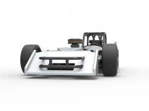 Small Block Supermodified race car Scale 1 to 25 3D Print Model