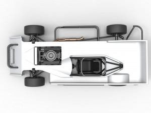 Small Block Supermodified race car Scale 1 to 25 Modelo de impresión 3D