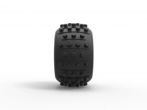 Dune buggy rear tire 31 Scale 1 to 25 3D Print Model