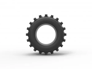 Dune buggy rear tire 31 Scale 1 to 25 3D Print Model