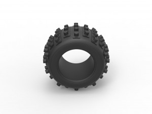 Dune buggy rear tire 31 Scale 1 to 25 Model do druku 3D