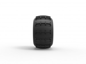 Dune buggy rear tire 32 Scale 1 to 25 3D Print Model
