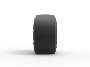Dragster rear tire during start Scale 1 to 25 Modelo de Impressão 3D