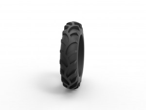 Tractor tire 19 Scale 1 to 25 3D 프린트 모델